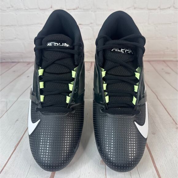 Nike Alpha Menace 4 Pro Black Smoke Grey Football Cleats Mens Sz 9 (FD7037-001) - Picture 6 of 10